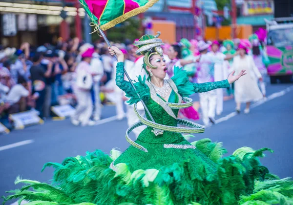 Tokio Ago Participantes Carnaval Samba Asakusa Tokio Japón Agosto 2018 —  Fotos de Stock