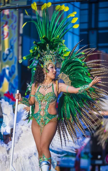 Tokyo Aug Teilnehmer Asakusa Samba Karneval Tokyo Japan August 2018 — Stockfoto