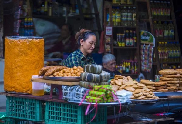 Hanoi Vietnam Sep Leverancier Een Markt Hanoi Vietnam September 2018 — Stockfoto