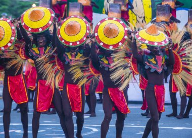 Manila, Filipinler - 27 Nisan: Aliwan fiesta üzerinde 27 Nisan 2018 Manila Filipinler katılımcılar. Aliwan Fiesta farklı kültürel festivaller Filipinler toplar yıllık bir olaydır