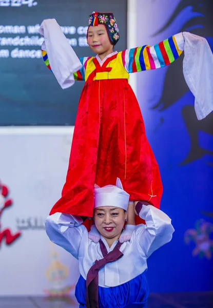 Andong Kore Ekim Traditinal Andong Güney Kore Kore Maskdance Üzerinde — Stok fotoğraf