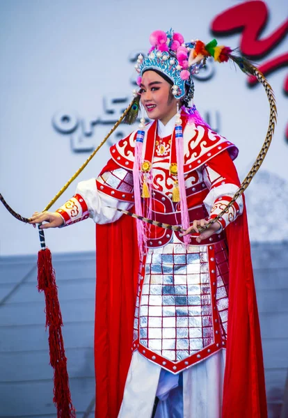 Andong Zuid Korea Okt Chinese Dansers Uit Uitvoeren Het Maskdance — Stockfoto