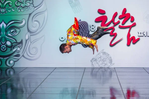 Andong Jižní Korea Říjen Russain Tanečníky Rovesniki Choreografické Ensemble Vystoupí — Stock fotografie