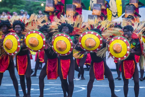 Manila Philippinen April Teilnehmer Aliwan Fiesta Manila Philippinen April 2018 — Stockfoto