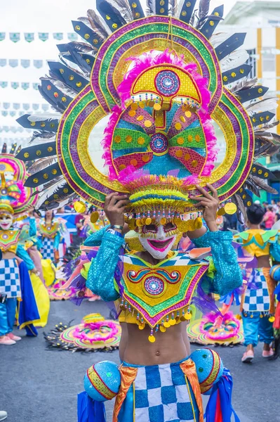 Bacolod Filipijnen Okt Deelnemer Het Masskara Festival Bacolod Filipijnen Oktober — Stockfoto