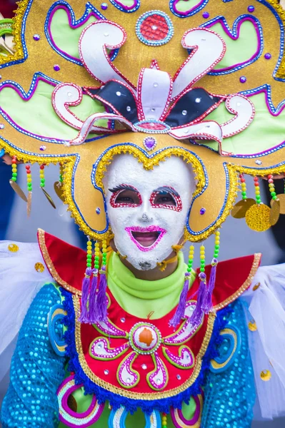 Bacolod Filippine Ottobre Partecipante Masskara Festival Bacolod Filippine Ottobre 2018 — Foto Stock