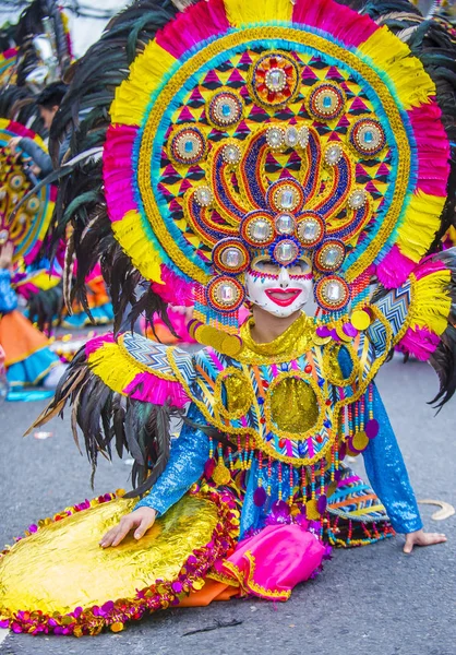 Bacolod Filippine Ottobre Partecipante Masskara Festival Bacolod Filippine Ottobre 2018 — Foto Stock