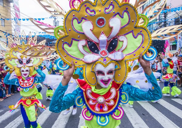 Bacolod Filipinas Oct Participantes Festival Masskara Bacolod Filipinas Octubre 2018 —  Fotos de Stock