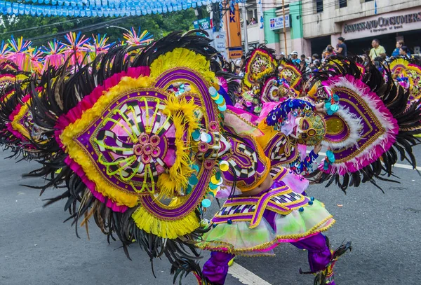 Bacolod Filipíny Říjen Účastníci Festival Masskara Bacolod Filipínách Října 2018 — Stock fotografie