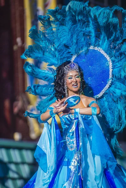 Tokyo Aug Teilnehmer Asakusa Samba Karneval Tokyo Japan August 2018 — Stockfoto