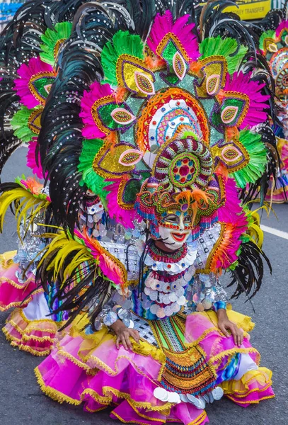 Bacolod Filippine Ottobre Partecipante Masskara Festival Bacolod Filippine Ottobre 2018 — Foto Stock