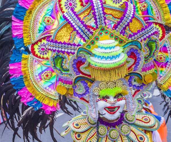 バコロド フィリピン 2018 日にバコロド フィリピン Masskara 祭に参加 Masskara 月の第 日曜日に行われるです — ストック写真