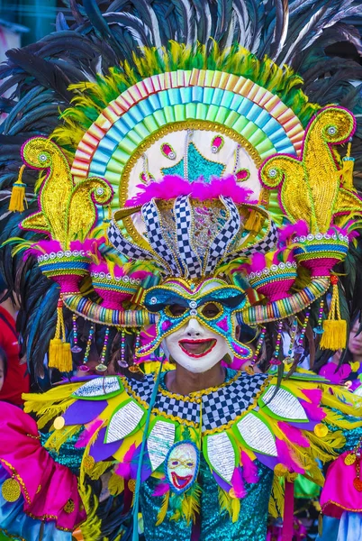 Bacolod Filipinas Oct Participante Festival Masskara Bacolod Filipinas Octubre 2018 —  Fotos de Stock