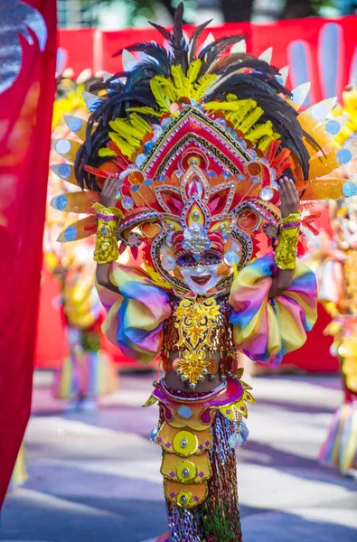 Bacolod Filippinerna Okt Deltagare Festivalen Masskara Bacolod Filippinerna Oktober 2018 — Stockfoto