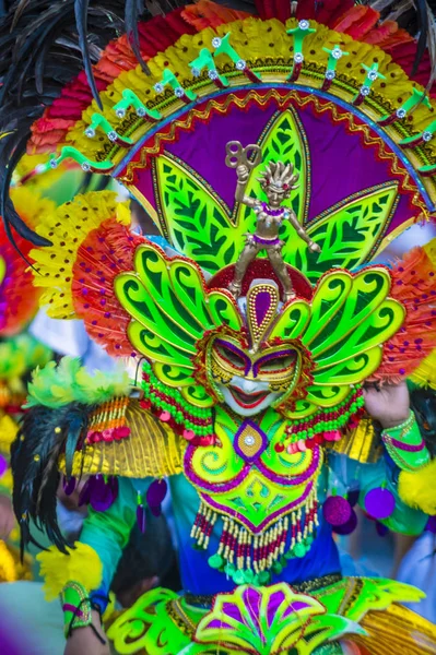 Bacolod Filipíny Říjen Účastník Festival Masskara Bacolod Filipínách Října 2018 — Stock fotografie