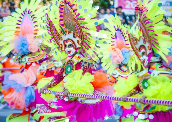 Bacolod Philippines Oct Participants Masskara Festival Bacolod Philippines October 2018 — стоковое фото