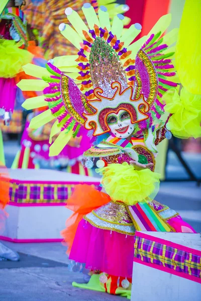 Bacolod Filippinerna Okt Deltagare Festivalen Masskara Bacolod Filippinerna Oktober 2018 — Stockfoto