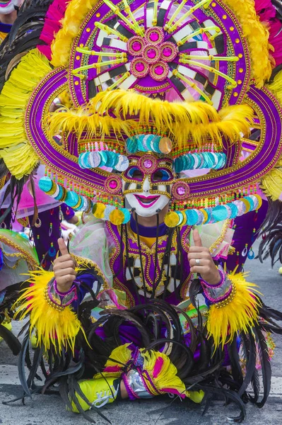 Bacolod Filippine Ottobre Partecipante Masskara Festival Bacolod Filippine Ottobre 2018 — Foto Stock