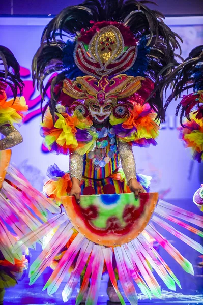 Andong Corea Del Sud Ottobre Ballerina Filippina Del Festival Masskara — Foto Stock