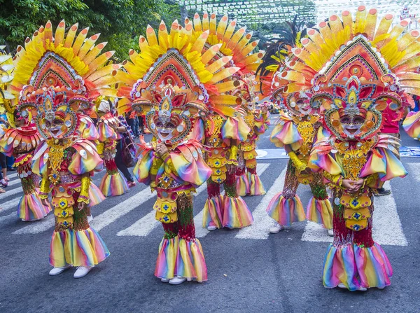 Bacolod Filippinerna Okt Deltagare Masskara Festival Bacolod Filippinerna Oktober 2018 — Stockfoto
