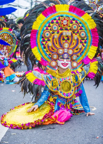 Bacolod Filipinler Ekim Katılımcı Bacolod Filipinler Üzerinde Ekim 2018 Masskara — Stok fotoğraf