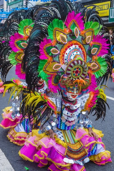 Bacolod Filippine Ottobre Partecipante Masskara Festival Bacolod Filippine Ottobre 2018 — Foto Stock