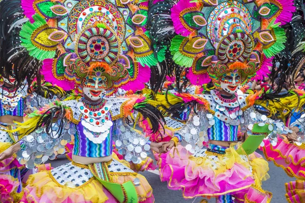 Bacolod Filipinas Oct Participantes Festival Masskara Bacolod Filipinas Octubre 2018 —  Fotos de Stock