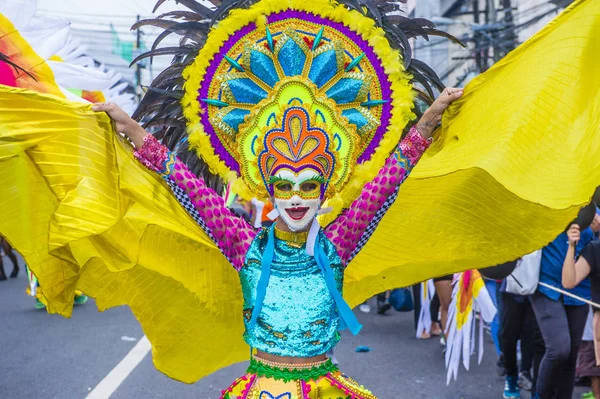 Bacolod Filippine Ottobre Partecipante Masskara Festival Bacolod Filippine Ottobre 2018 — Foto Stock
