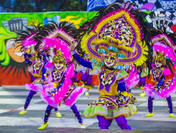 Bacolod Filipinas Oct Participantes Festival Masskara Bacolod Filipinas Octubre 2018 —  Fotos de Stock