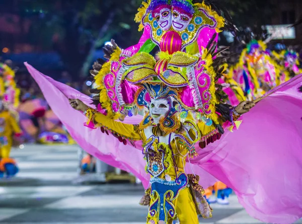 Bacolod Filipinas Oct Participantes Festival Masskara Bacolod Filipinas Octubre 2018 —  Fotos de Stock