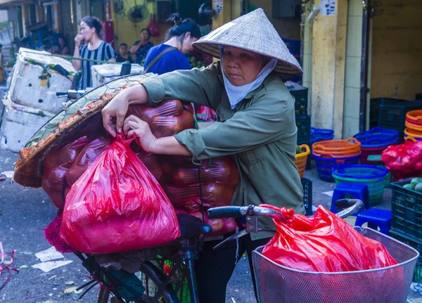 Hanoi Vietnam Sep Leverantör Marknad Hanoi Vietnam September 2018 Marknader — Stockfoto