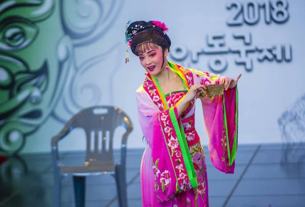 Andong Corée Sud Oct Des Danseurs Chinois Produisent Festival Maskdance — Photo