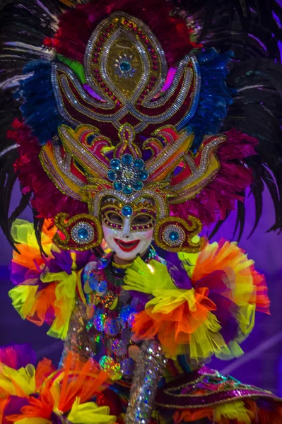 Andong Dél Korea Október Filippínó Táncos Fesztivál Bacolod Végre Maskdance — Stock Fotó
