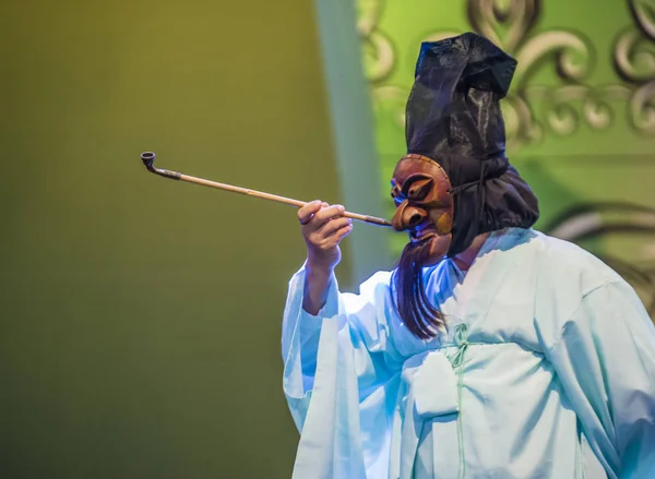 安東は Oct 韓国の民族のダンサーを 2018 日に安東韓国東国際仮面舞フェスティバルで実行します — ストック写真