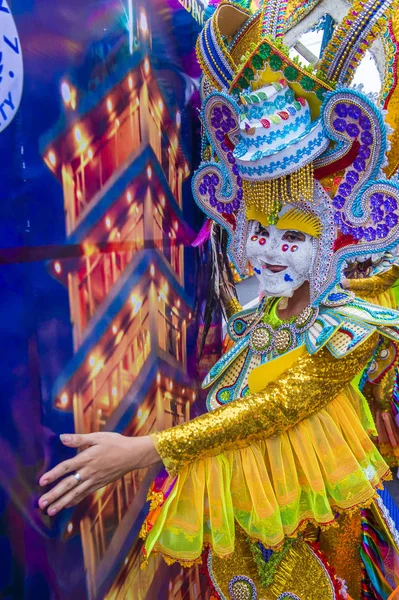 Bacolod Philippinen Teilnehmer Masskara Festival Bacolod Philippinen 2018 Masskara Ist — Stockfoto