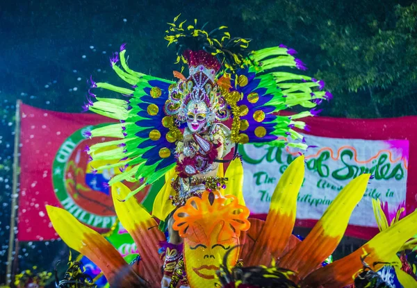 Bacolod Filipinas Oct Participante Festival Masskara Bacolod Filipinas Outubro 2018 — Fotografia de Stock