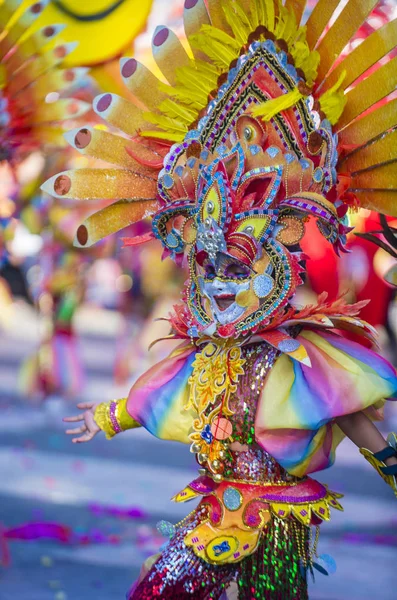 Bacolod Filipinas Oct Participante Festival Masskara Bacolod Filipinas Outubro 2018 — Fotografia de Stock