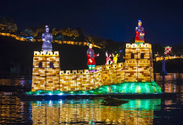 Jinju Corea Del Sur Oct Colorida Decoración Linternas Durante Festival —  Fotos de Stock
