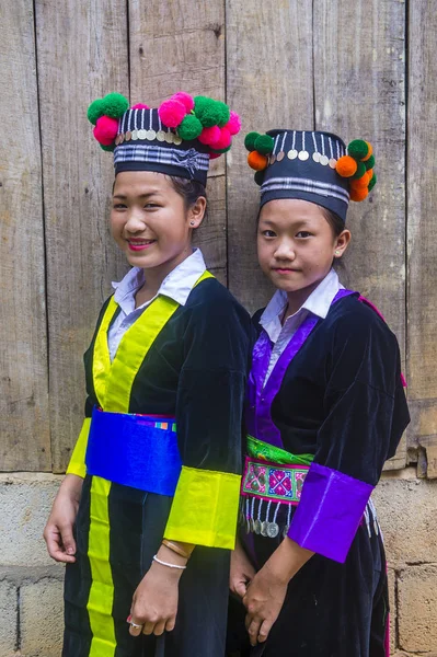 Bam Ouan Laos Aug Mädchen Der Hmong Minderheit Bam Ouan — Stockfoto
