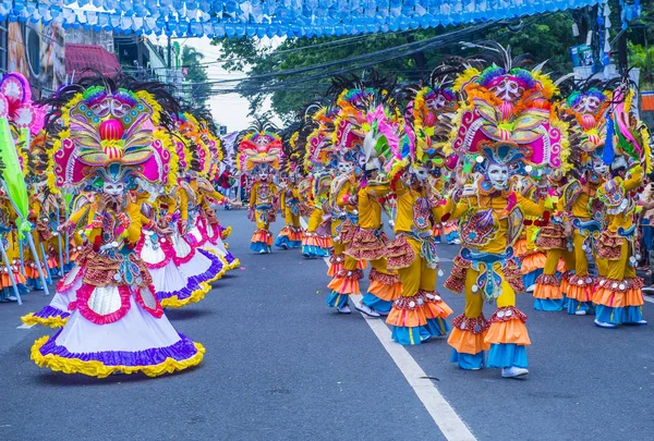 Bacolod Fülöp Szigetek Oct Résztvevők Masskara Fesztivál Bacolod Fülöp Szigeteken — Stock Fotó