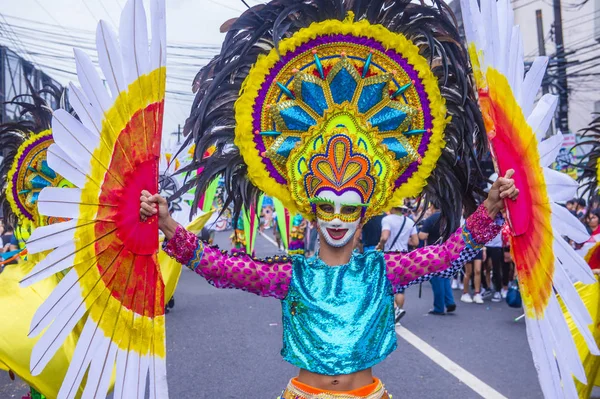 Bacolod Filipinas Oct Participante Festival Masskara Bacolod Filipinas Outubro 2018 — Fotografia de Stock