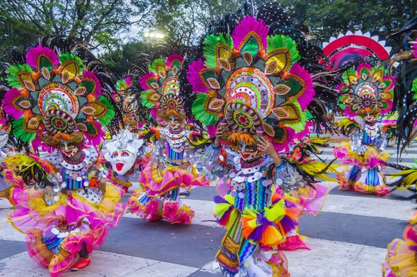 Bacolod Filipinas Oct Participantes Festival Masskara Bacolod Filipinas Outubro 2018 — Fotografia de Stock