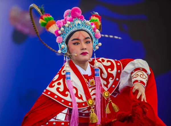 Andong Zuid Korea Okt Chinese Dansers Uit Voeren Het Maskdance — Stockfoto