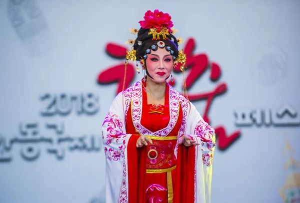 Andong Zuid Korea Okt Chinese Dansers Uit Voeren Het Maskdance — Stockfoto