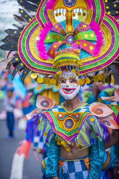 Bacolod Philippines Oct Participant Masskara Festival Bacolod Philippines October 2018 — стоковое фото