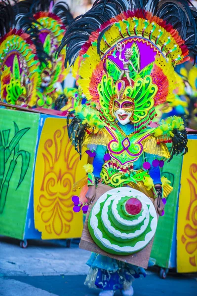 Bacolod Filipiny Paź Uczestnik Festiwalu Masskara Bacolod Filipiny Października 2018 — Zdjęcie stockowe