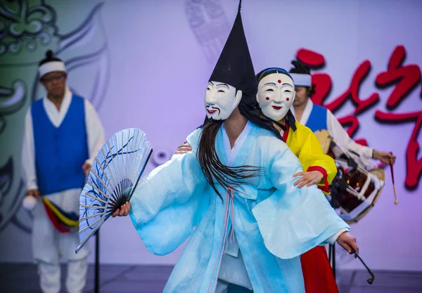 2018 Andong Maskdance festival — Stock Photo, Image
