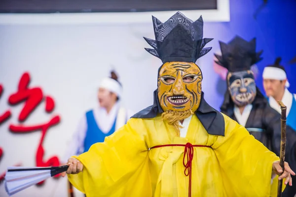 2018 Andong Maskdance Festiwal — Zdjęcie stockowe