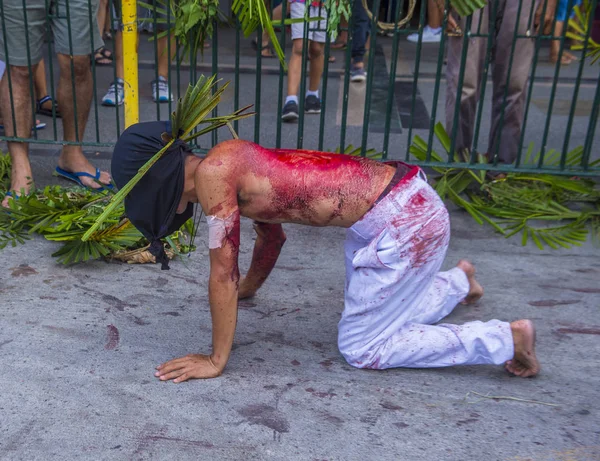 2019 Sexta-feira Santa nas Filipinas — Fotografia de Stock