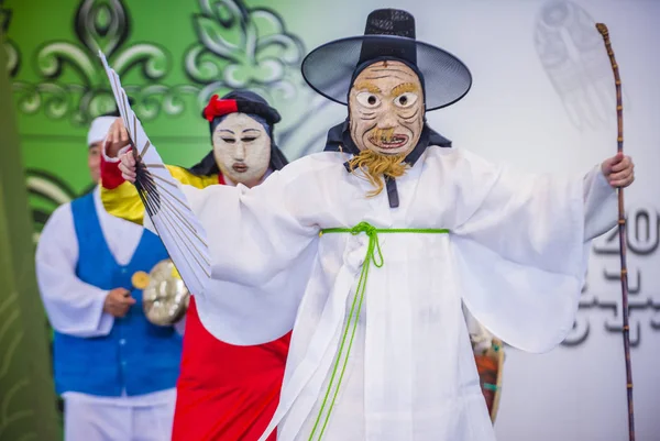 2018 Andong Maskdance Festiwal — Zdjęcie stockowe